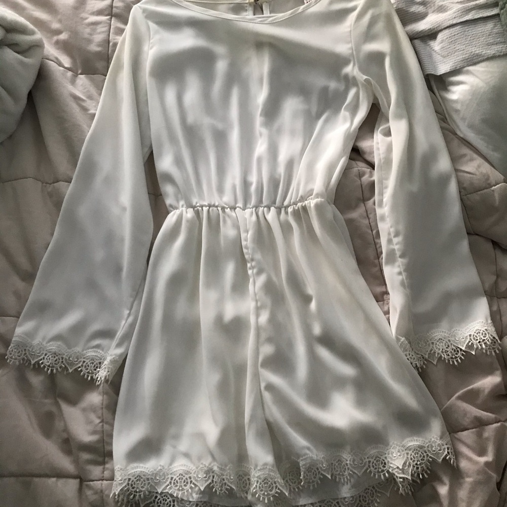White cute romper